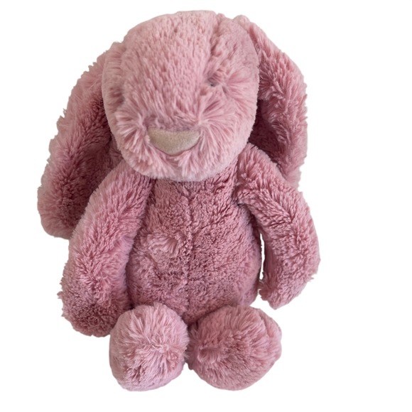 Jellycat Other - Jellycat Bashful Petal Bunny Pink‎ w/ WHITE TAIL 12" Medium Plush Stuffed Animal